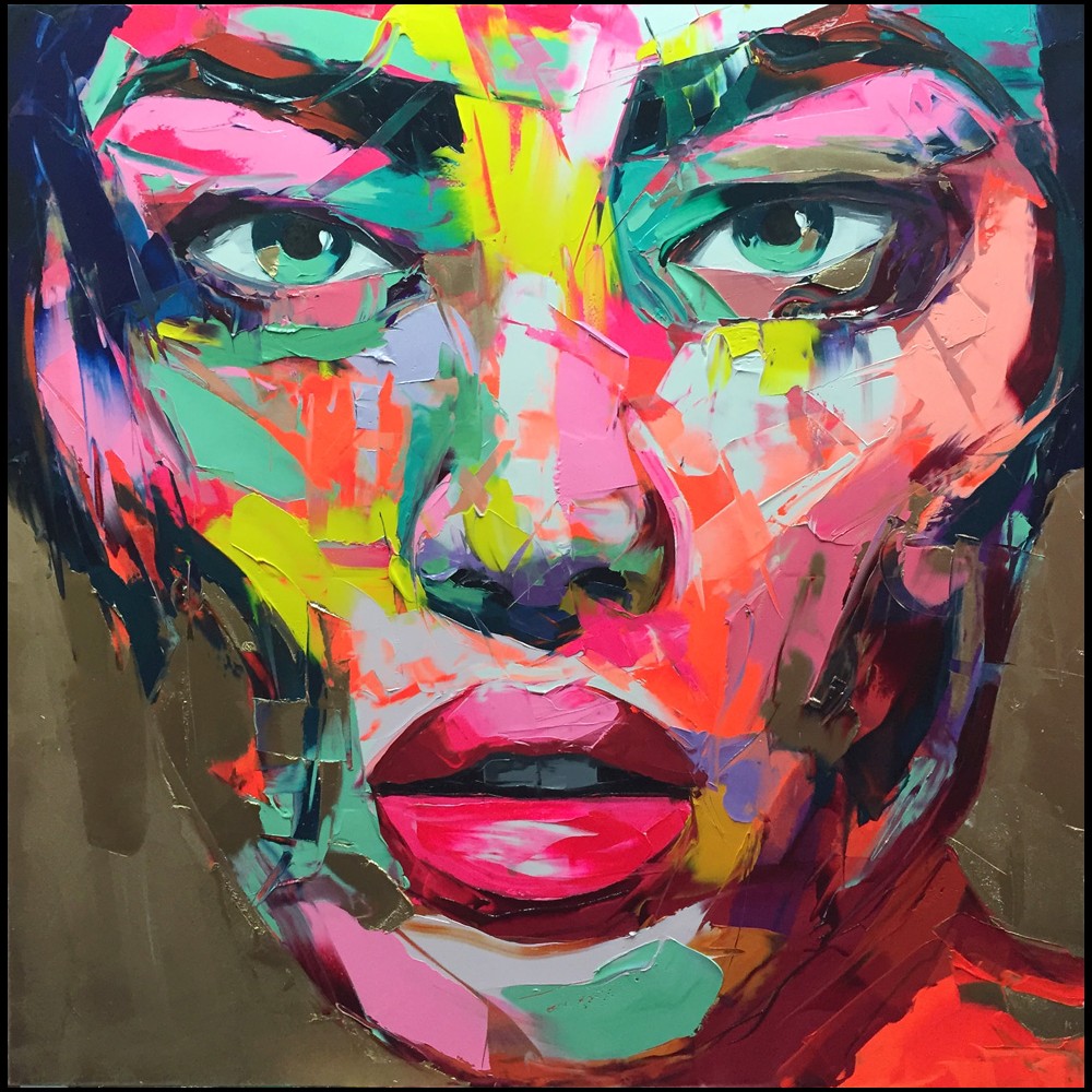 Francoise Nielly Portrait Palette Painting Expression Face108